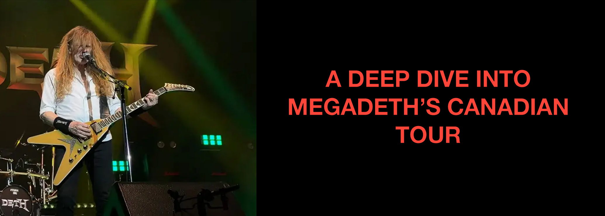 Megadeth Canadian tour